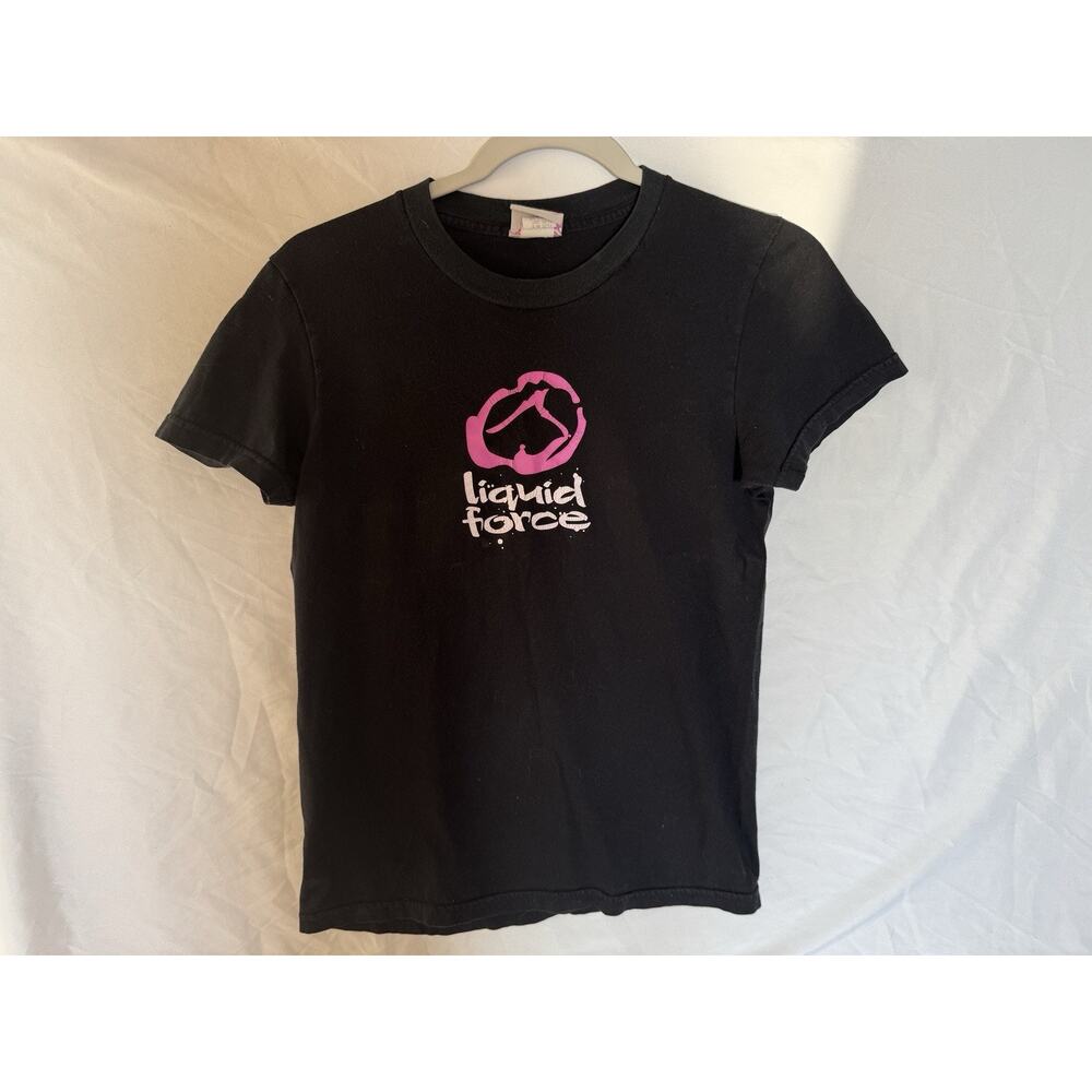Maven by Liquid Force Women’s Black Fitted T Shirt Size Large